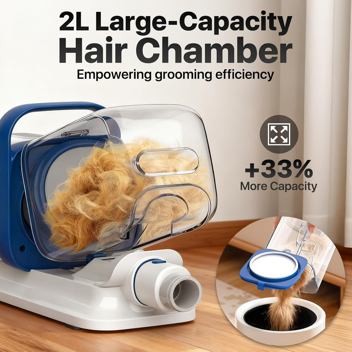 Dog Grooming Vacuum Shedding Kit