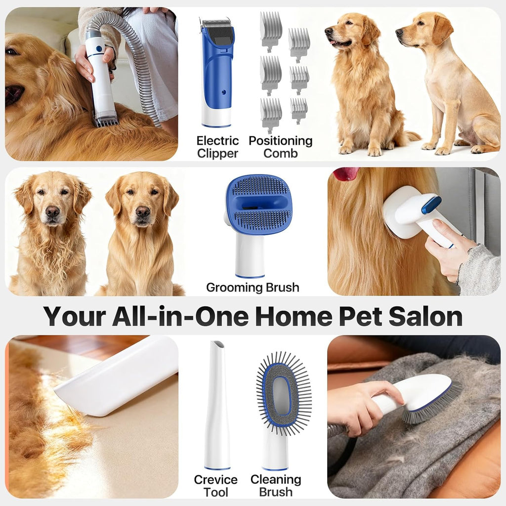 Dog Grooming Vacuum Shedding Kit