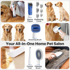 Dog Grooming Vacuum Shedding Kit