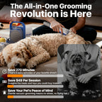 Dog Grooming Vacuum Shedding Kit